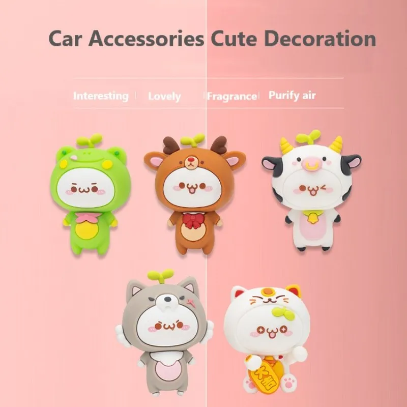 الإبداعية الكرتون الديكور سيارة منفذ الهواء العطور كليب الروائح تكييف الهواء الديكور اكسسوارات السيارات لطيف الديكور