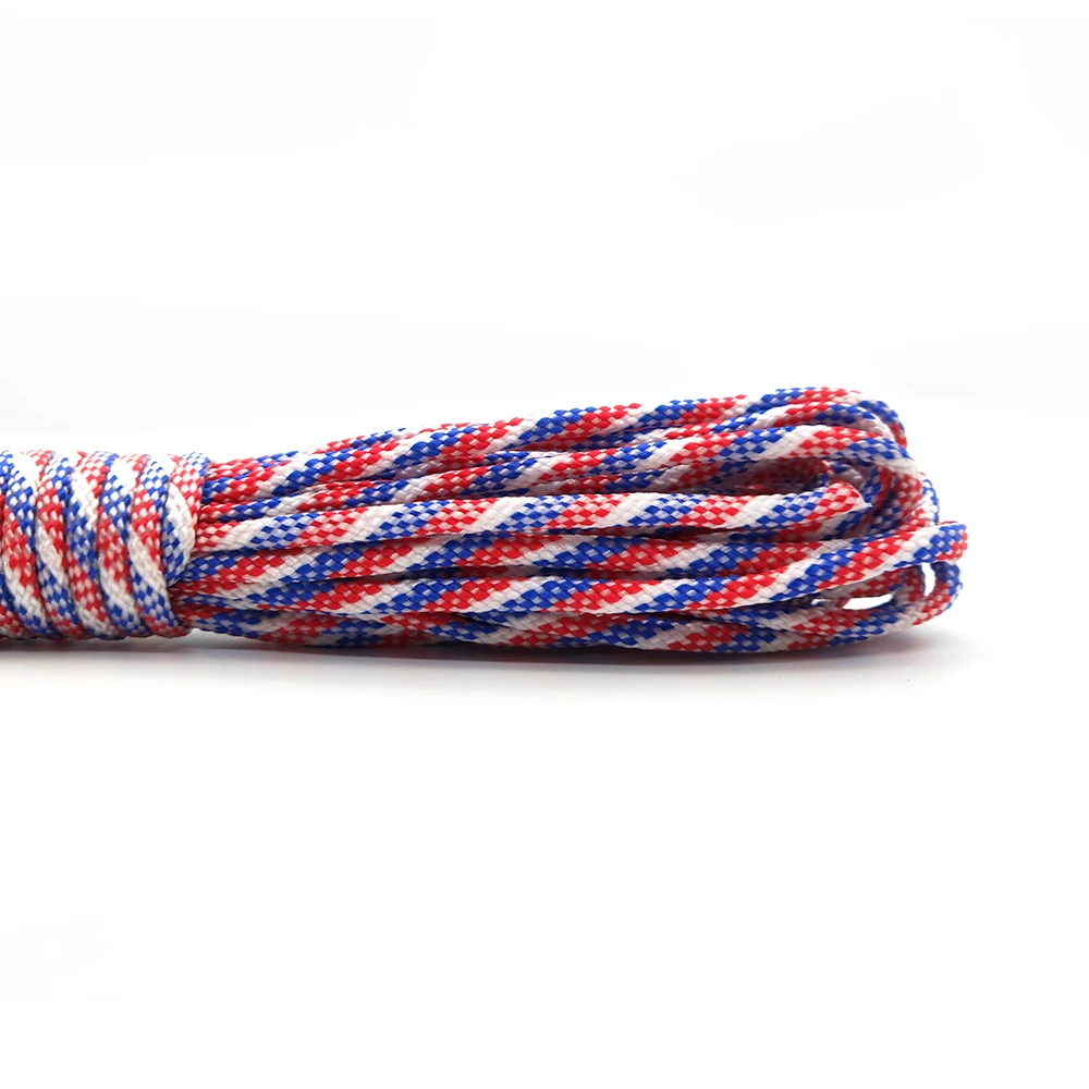 5M，31M Camouflage Paracord 550 Parachute Cord Lanyard Mil Spec Type III 7 Strand Camping Survival Equipment Tents R