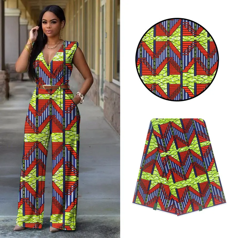 high quality 100% cotton Holland  wax  Ankara wax fabric clothing Nigeria, Ghana style clothing size 6