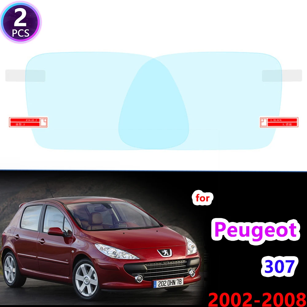 Full Cover Protective Film for Peugeot 307 307sw 307cc SW 2002~2008 Car Rearview Mirror Rainproof Anti-Fog Accessories 2007 2006