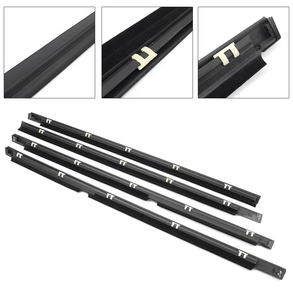 

Car Outside Window Weather-strip Moulding Wind Rain Deflector Strips For Montero Pajero V43 V45 V36 V31 V44 V32 W/V