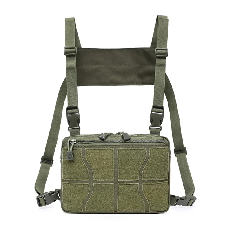 

Tactical Chest Bag 1000D Nylon Detachable Military Vest Molle Pouch Shoulder Bag Airsoft Hunting Strap Chest Bag