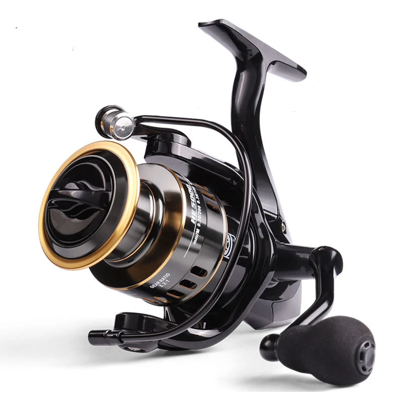 Fishing Reel HE 500-7000 Series Max Drag 10kg Spool Metal Line Cup Freshwater Long Throw Spinning Wheel