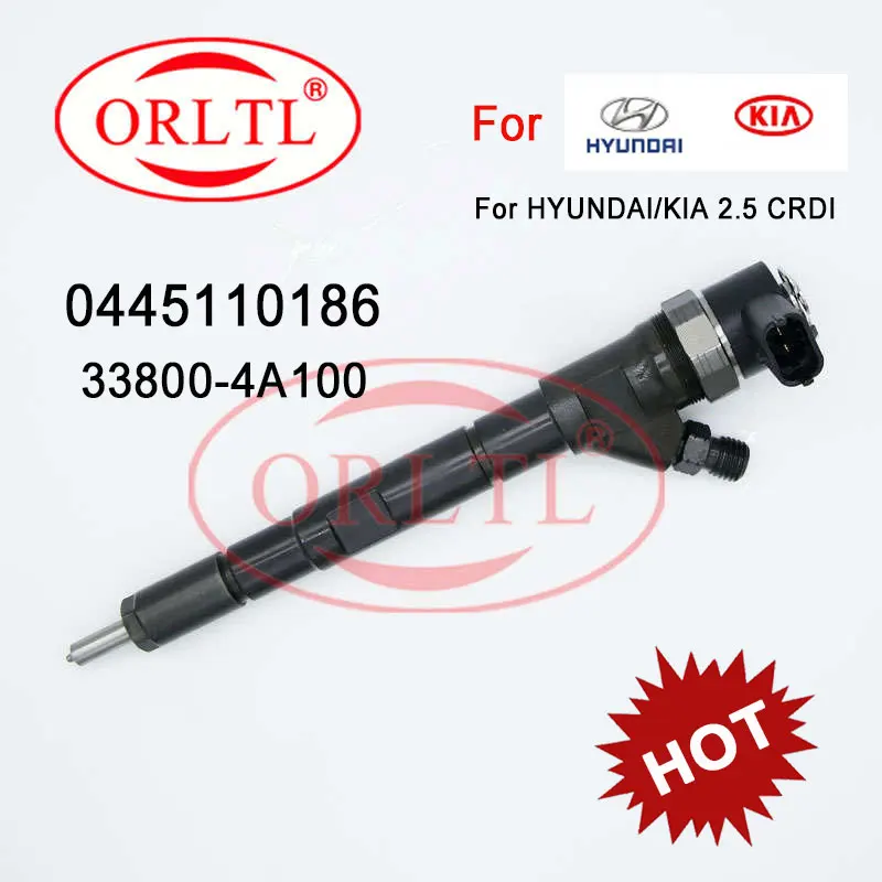 

ORLTL 0445110186 (0445 110 186) ,0 445 110 691 Common Rail Sprayer Injector For Hyundai Starex/Libero/Starex 2.5CRDi KIA Sorento