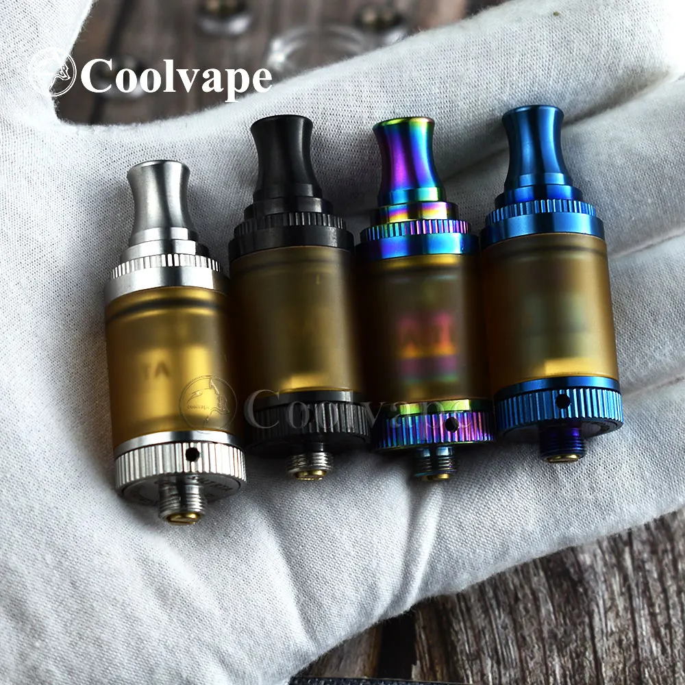 Vape เกลือ RTA Mtl Rta Atomizer 18มม.เส้นผ่านศูนย์กลาง2Ml/3.5Ml Single Coil การไหลของอากาศ Intake ปรับ E-Cigarette 510 Thread Tank