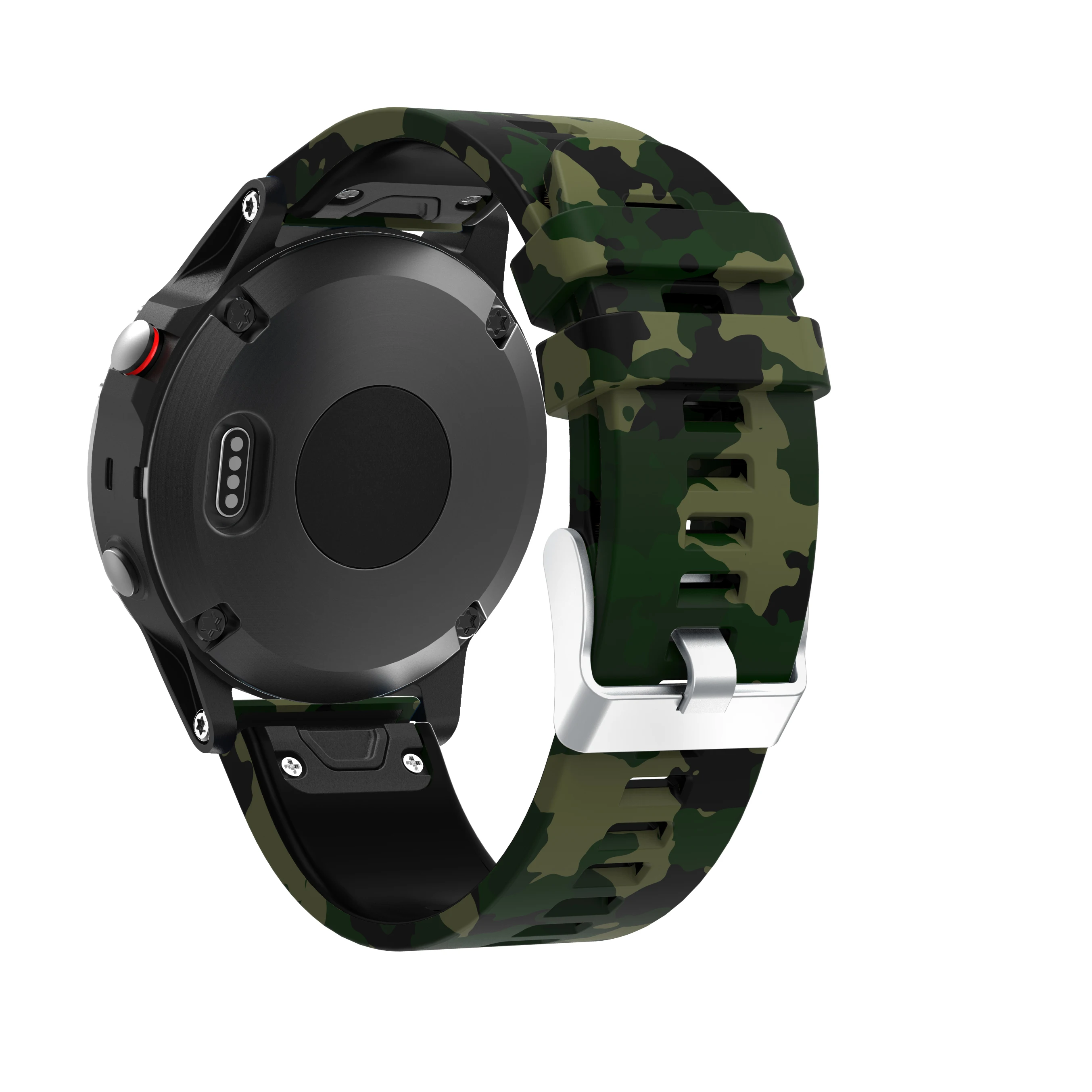 Di ricambio Gel di Silice Morbido A Sgancio Rapido Easy fit Watch Band Strap Per Garmin Fenix 5 Forerunne 935 945 Orologio inseguitore di fitness