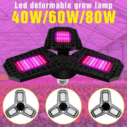 LED植物成長ランプ,e27植物ライト,26植物,フルスペクトル,40W,60W,80W,水族館照明