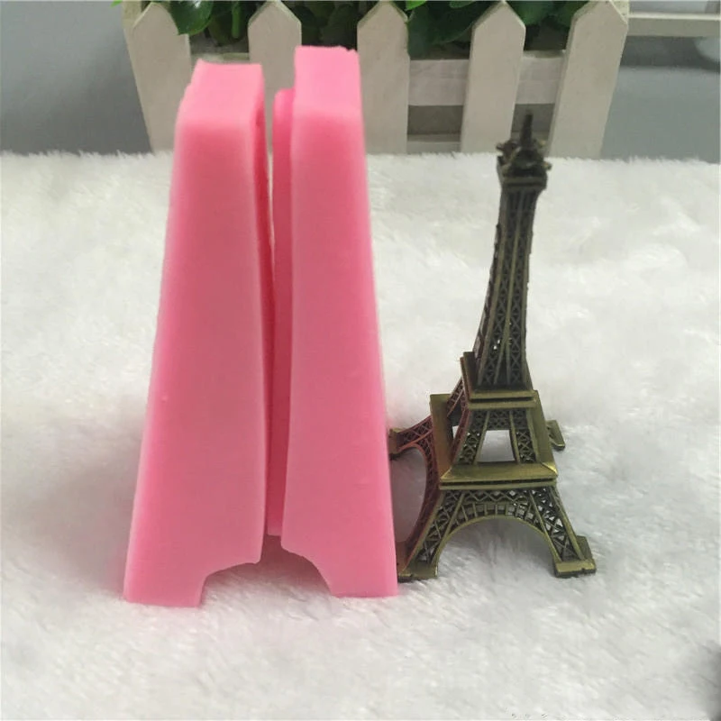 

Eiffel Tower 3D Shape Scented Candle Silicone Mold Plaster Clay Moulds DIY Soap Crafts Wax Mould Table Room Ornaments