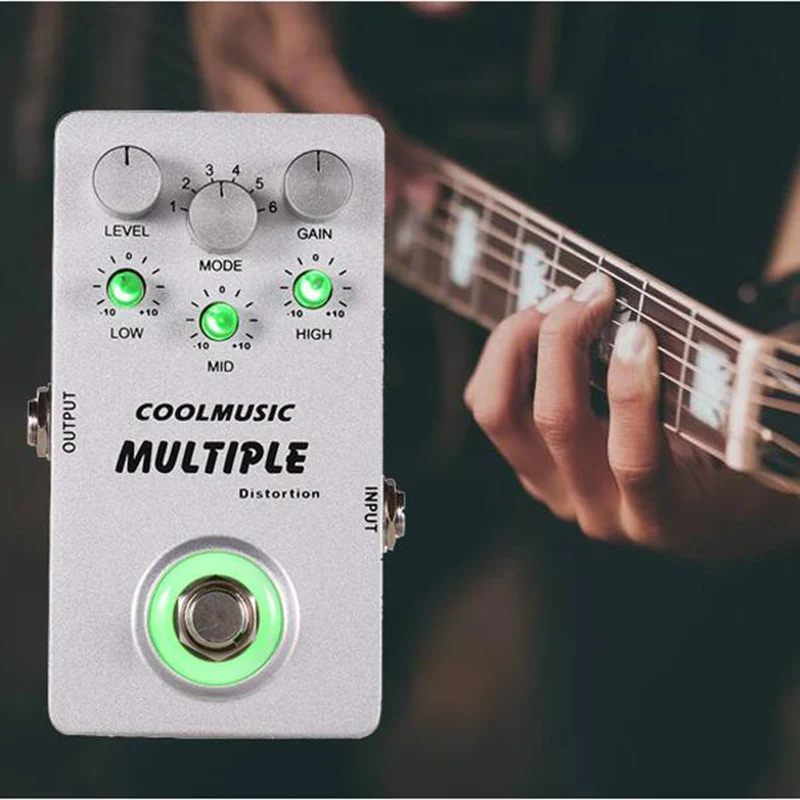 Coolmusic A-MT6 Guitar Effect Pedal Digital Heavy Metal Multiple 6 Models Distortion True Bypass Highly Recommended From OTHERS