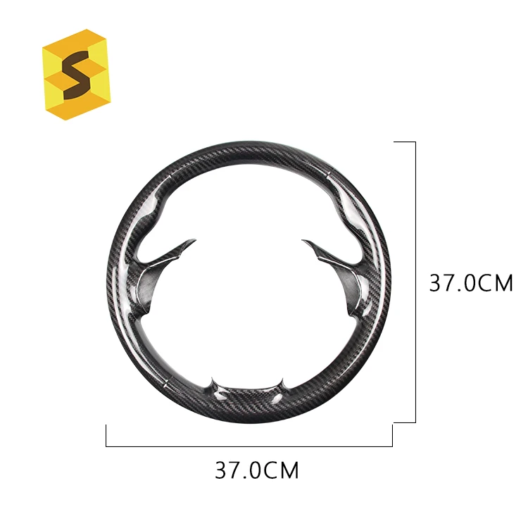 

Полноразмерное украшение рулевого колеса из углеродного волокна, аксессуары для интерьера автомобиля, чехол рулевого колеса из углеродного волокна для BMW