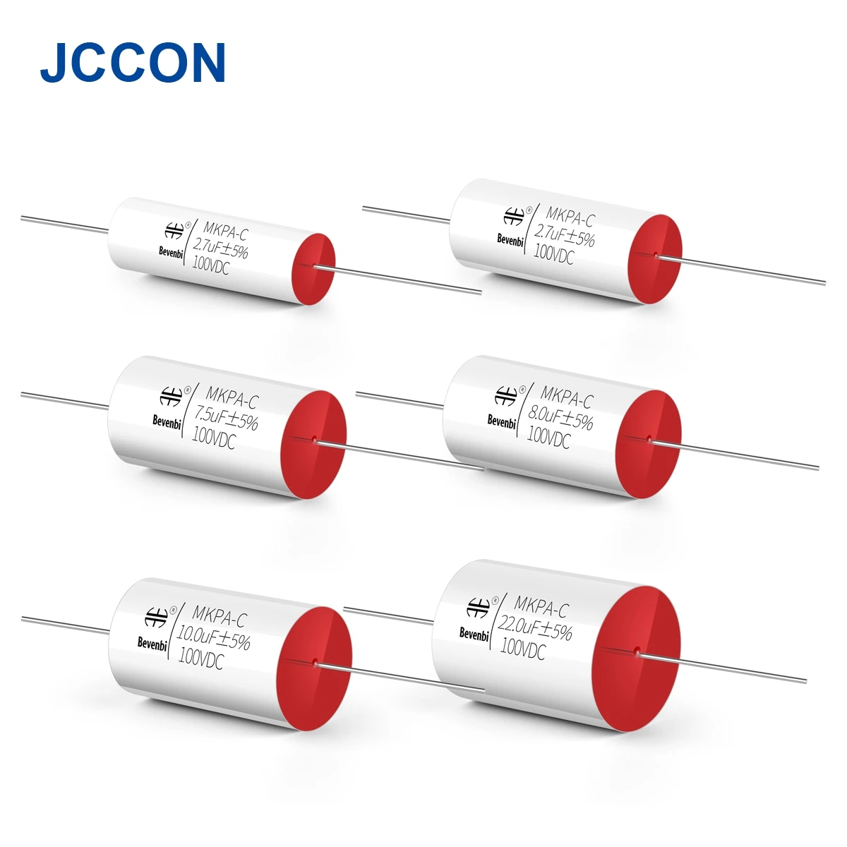 2Pcs MKP Capacitor 100V 0.68UF-20UF Frequency Divider Metallized Polypropylene Film HIFI-end Audio Fever Capacitor MKPA-C Series