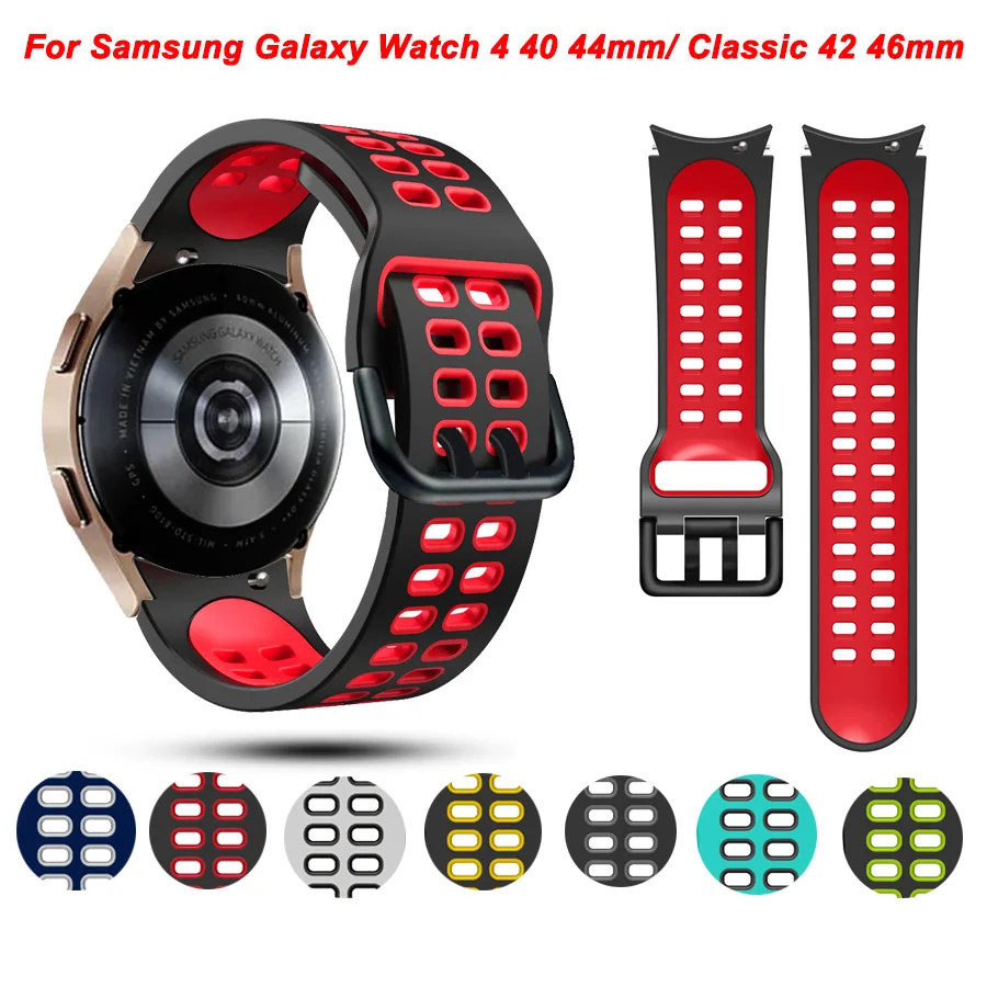 

20mm 22mm Strap for Samsung Galaxy Watch 4 classic 46mm 42mm Gear S3 Huawei Watch GT2 Correa Bracelet Active 2 40mm/44mm Band