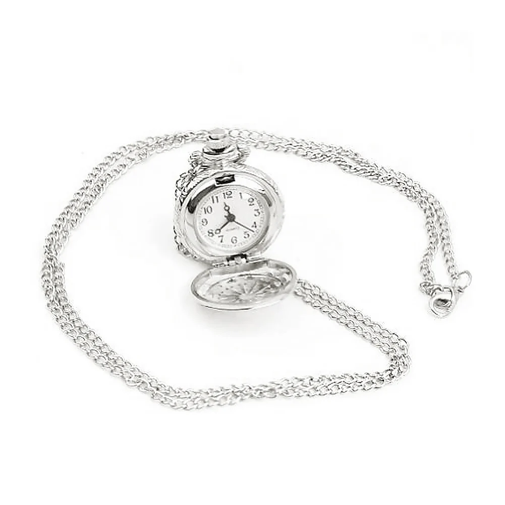 Retro small Size Spider Webs Pocket Watch/Watch Necklace Fashion Jewelry Pendant Watch Necklace XIN-Shipping