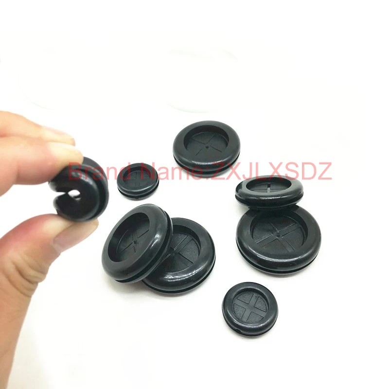 10pcs Type16-120 Circlip Rubber wire grommet gasket Electric box inlet outlet Seal ring Dust plug cover cable holder protector