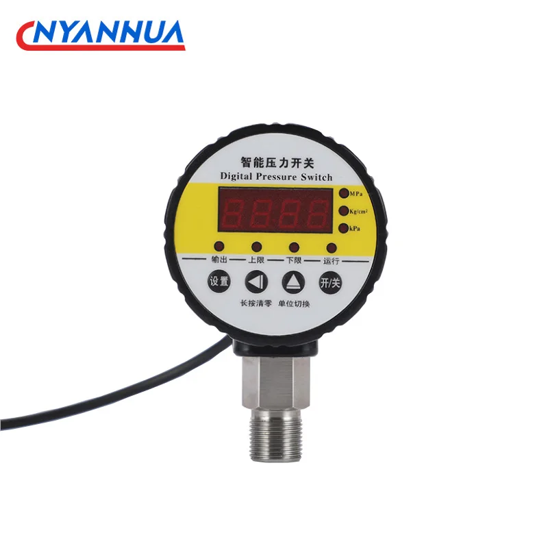 Pressure Gauges Digital Display Intelligent Pressure Controller For Gas Oil Water 0.4~40MPa 801K