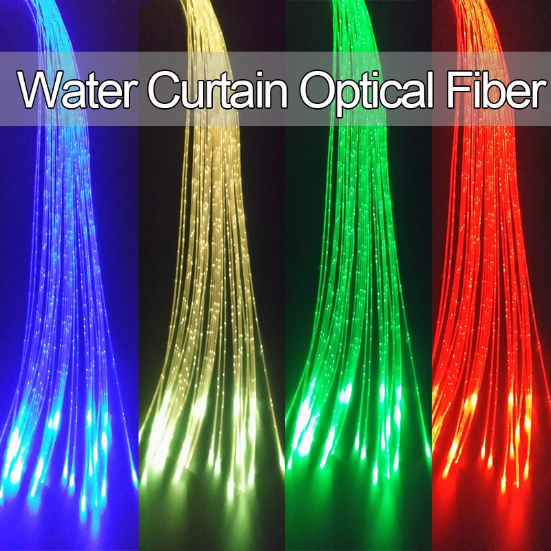 Wedding Exhibition Decoration Dot Optical Fiber Water Curtain Popular light Waterfall Light Guide Fiber Starry Sky Filament