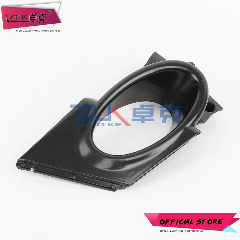 ZUK non verniciato paraurti anteriore fendinebbia copertura riflettore lampada fendinebbia cappuccio Trim per HONDA FIT JAZZ sport modello 2009 2010