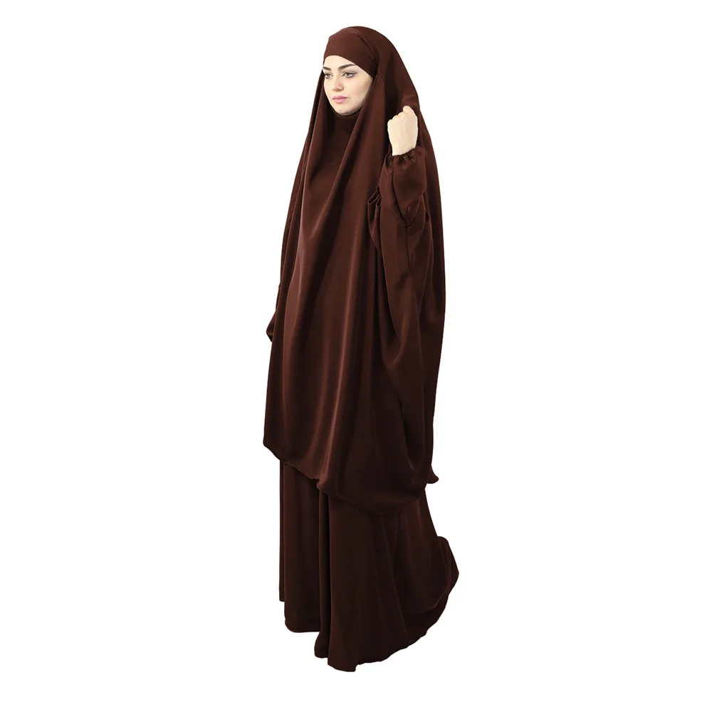 

Ramadan Eid Muslim Prayer Garment Dress Women Abaya Robe Hijab Long Khimar Robe Abayas Islam Clothing Niqab Djellaba Burka