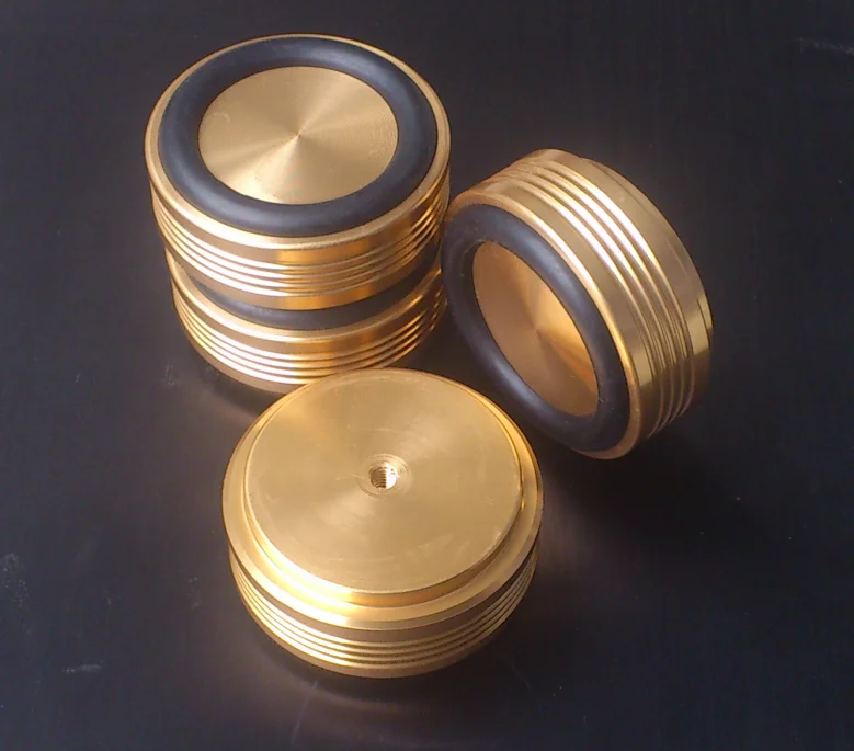 

4 шт. 44*17 мм колонки из алюминиевого сплава, колонки усилителя, изолирующая подставка, базовые колодки