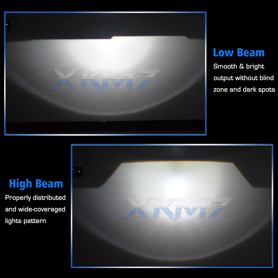 Motorcycle Spotlight Tuning Accessories Projector Headlight Lenses Bi-xenon Lens 2.0 Angel Eyes Full Kit Bike Lights Retrofit