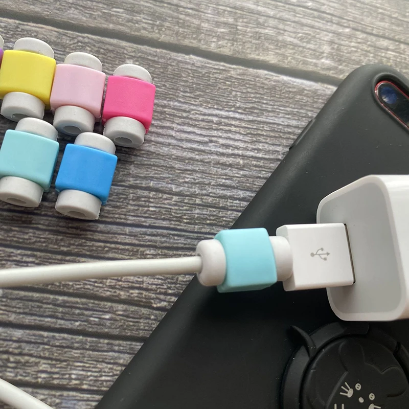 Kabel USB Protector słuchawka przewód ochronny osłona danych przewód ochronny do Apple iphone 11 12 XR XS Max Pro