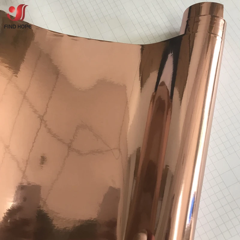 Rose Gold Lettering film Permanent Adhesive Backed Vinyl Sheets Craft Vinyl Flexible Handmade DIY Sticker 30cm*25/100cm image 4