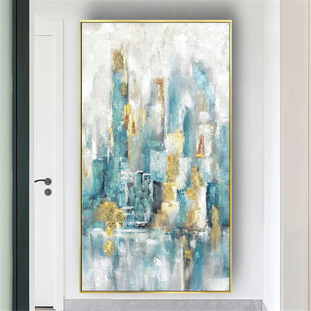 Modern Exhibits 100% Hand-painted Abstract Oil Painting On Canvas Original Wall Art Picture Room Decor Poster Pendant Artwork