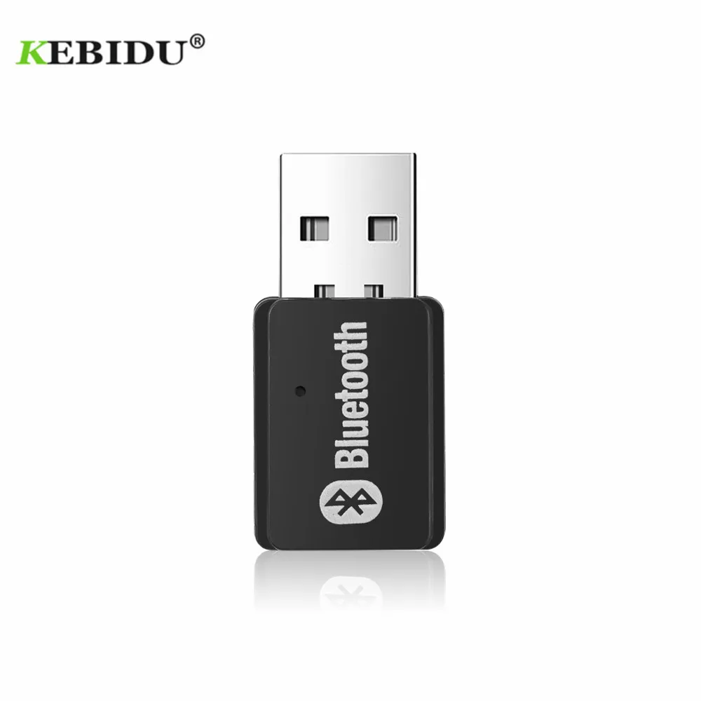 KEBIDU Bluetooth 5.0 Audio Transmitter Stereo Music for PC Computer Mini USB Bluetooth Transmitter Wireless Adapter