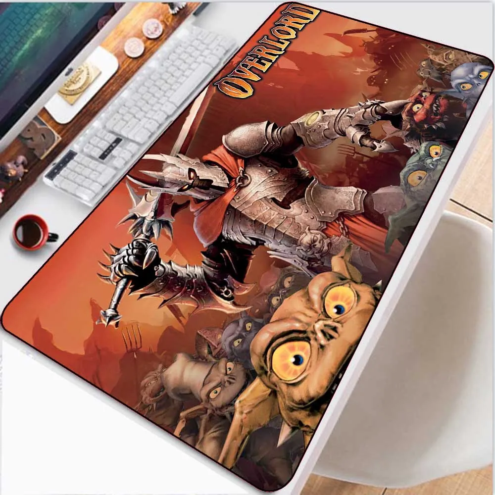 Popular Game Overlord Mouse Pad Xxl Gamer Decoration Computer Game Pad with Keyboard Carpet Gaming Accessories Gaming Mouse Pad