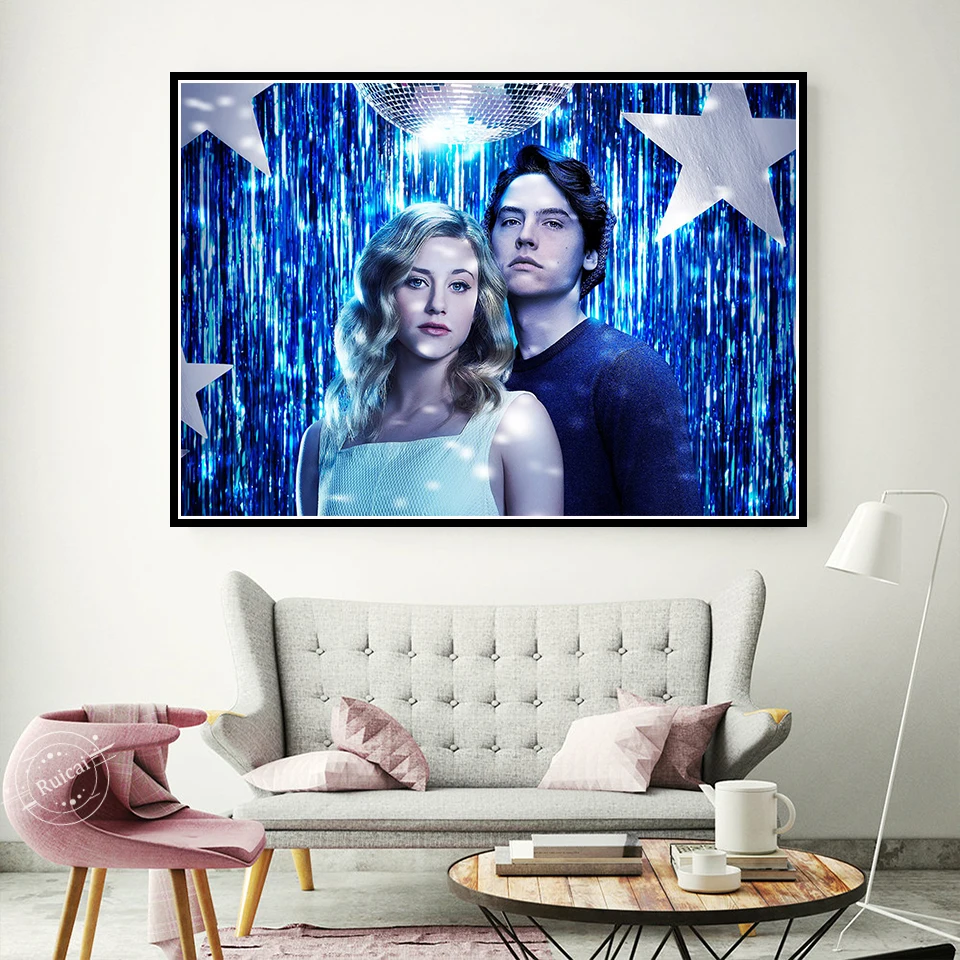 New Sale Riverdale Posters DiamondPainting Full Square/ Round Diamond painting Diamond Embroidery Cross Stitch Mosaic Set