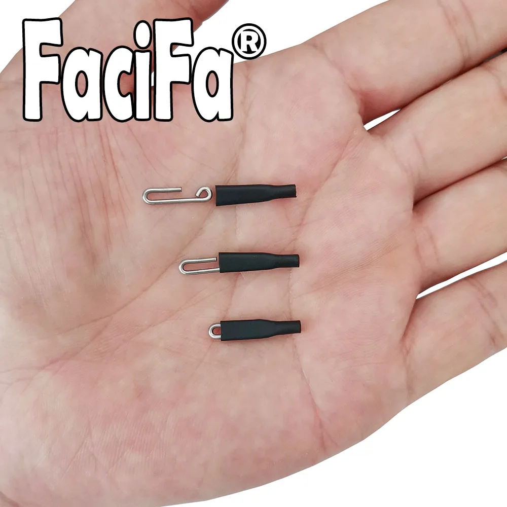 100 pieces Enganche Rapido Fast Fishing Snaps enchufe rapido Safety Lead Snap Fishing Accessories Connector Fast Hook