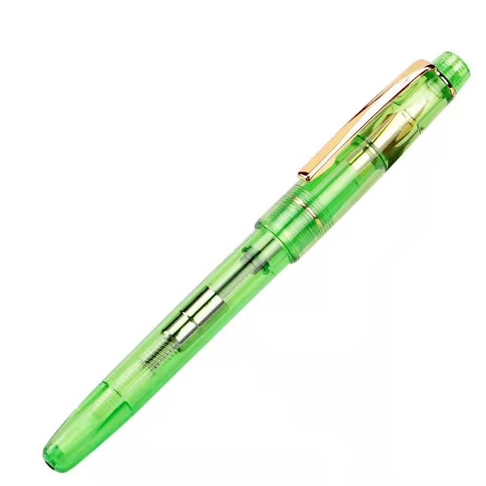 Transparente Farben Füll federhalter Kunst Kreation 0,5mm Kalligraphie Tinte Stift für Schul büro Schreib werkzeug Briefpapier Geschenk Stift – Detail 1