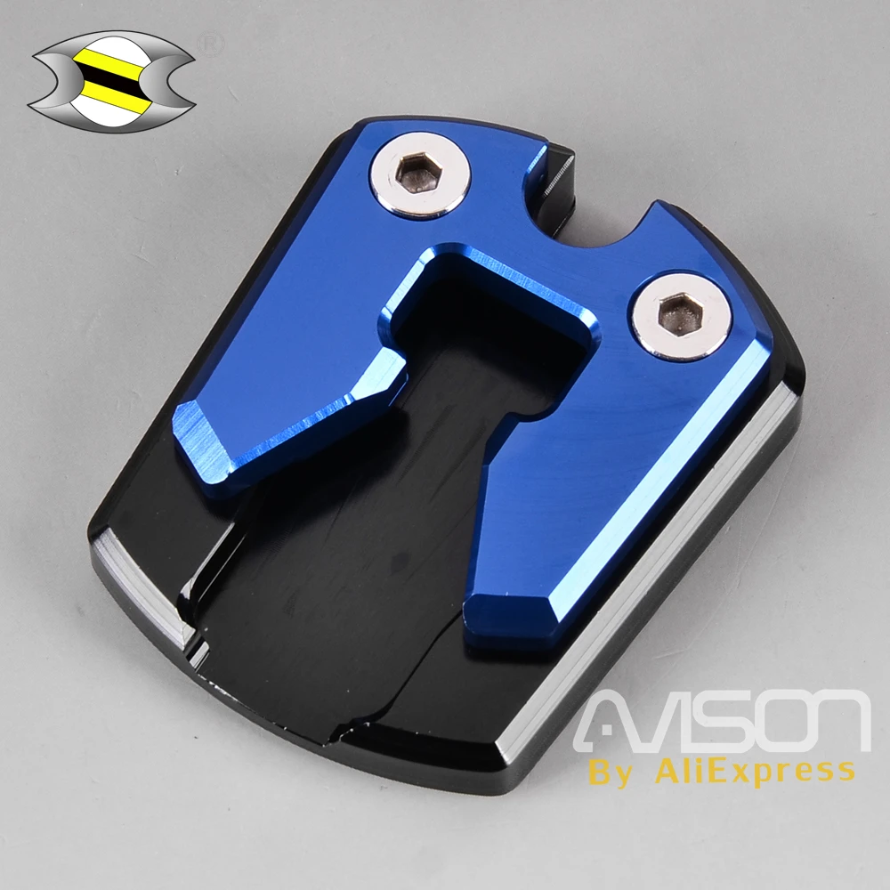 Fit for NMAX155 NMAX  Motorcycle Flat Foot Side Stand Extension Pad Plate BLUE