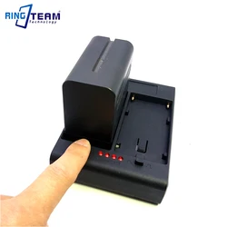 14V-16.8V Output Dual Battery Holder Switch Convert Adapter Plate Power To V Mount Battery for SONY NP-F F970 F950 F750 F550