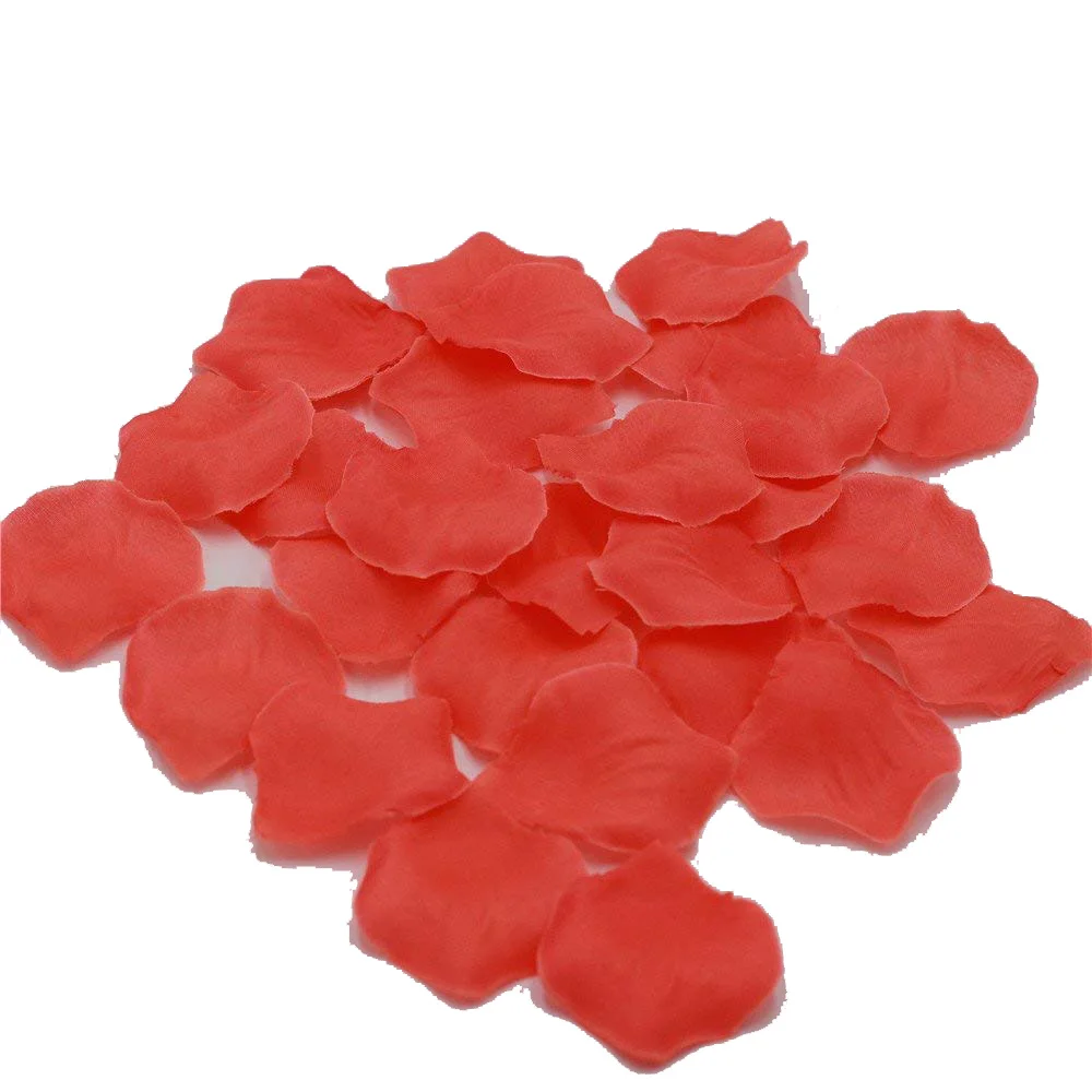 500 Coral Flower Petals Coral Rose Petals For Wedding Party Aisle Decor Wedding Confetti Bridal Shower