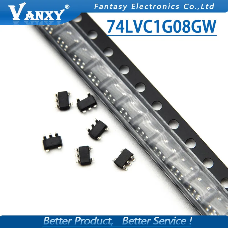 10pcs 74LVC1G08GW VE SOT-353  74LVC1G08 SOT353 74LVC1G08G SOT