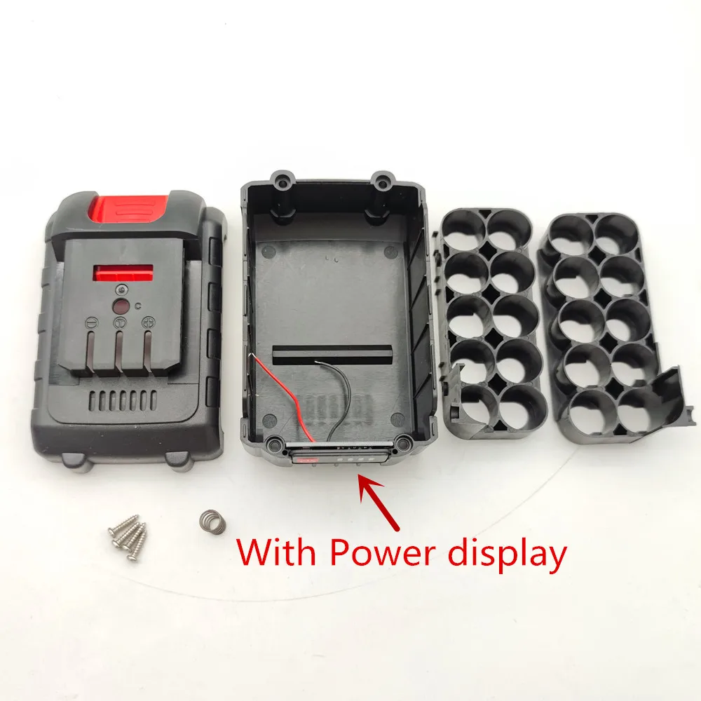 5s2p18650 Holder Storage Box 21v 18v Mini Screwdriver Lithium Battery Case for Electric Drill Cordless Rechargable Washing Pump