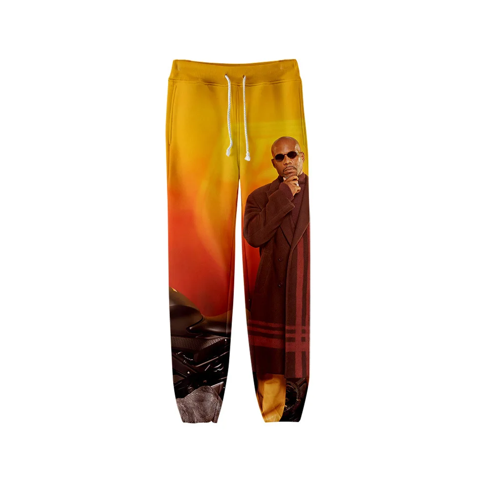 Hip hop rapper dmx calças de suor 3d joggers calças masculinas/femininas calças casuais hip hop moletom pantalon homme streetwear