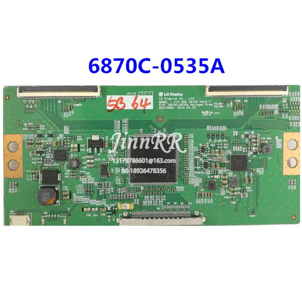 6870C-0535A B الأصلي المنطق المجلس ل V15 UHD TM120 Ver0.7 المنطق مجلس اختبار صارم ضمان الجودة 6870C-0535AB