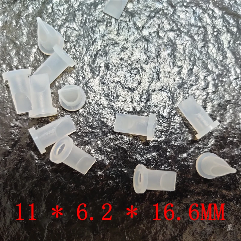 20PCS   Food Grade Silicone Duckbill Valve 11 * 6.2 * 16.6MM Breast Pump Check Valve Coffee Machine Check Valve