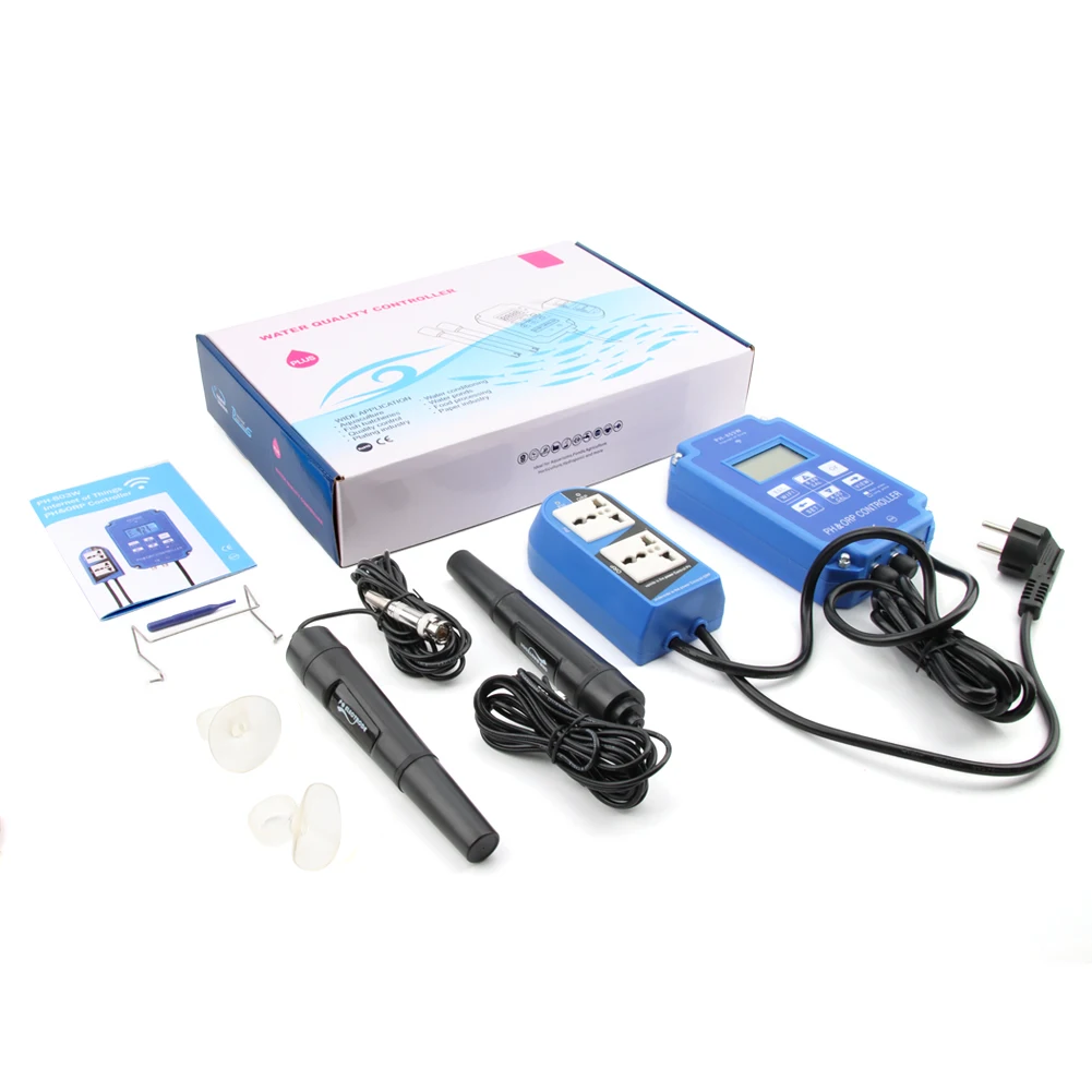 Yieryi Digital PH WiFi ORP Redox 2 In 1 Controller Monitor Output Power Control Electrode Probe BNC สำหรับ Aquarium