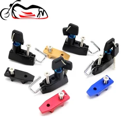 Helmet Lock For KAWASAKI ZZR 400/600/1200/1100/D/C ZZR400 ZZR600 ZZR1100 ZZR1200 Motorcycle Accessories Handlebar Clamp