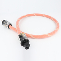 HiFi Audio 5N OCC AC Power Cord with Gold Plated P-029E EU/US Power Plug C-029 C15 Connector Mains Cable