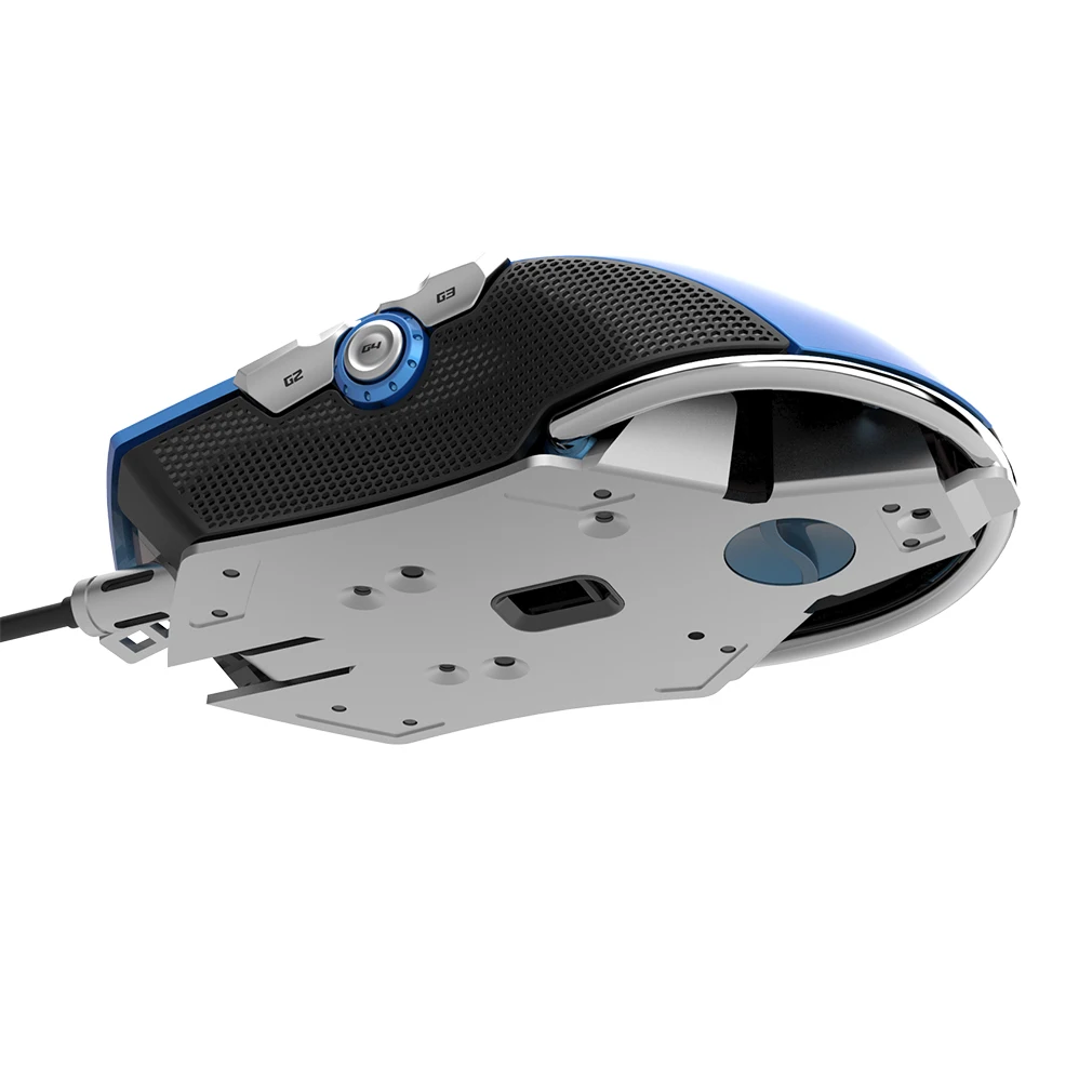 Neue G60 Verdrahtete Finger Rechts USB 1.1/2,0 Interface Geflochtene Draht Programmierbare 9 Tasten Professionelle Optische Gaming Maus