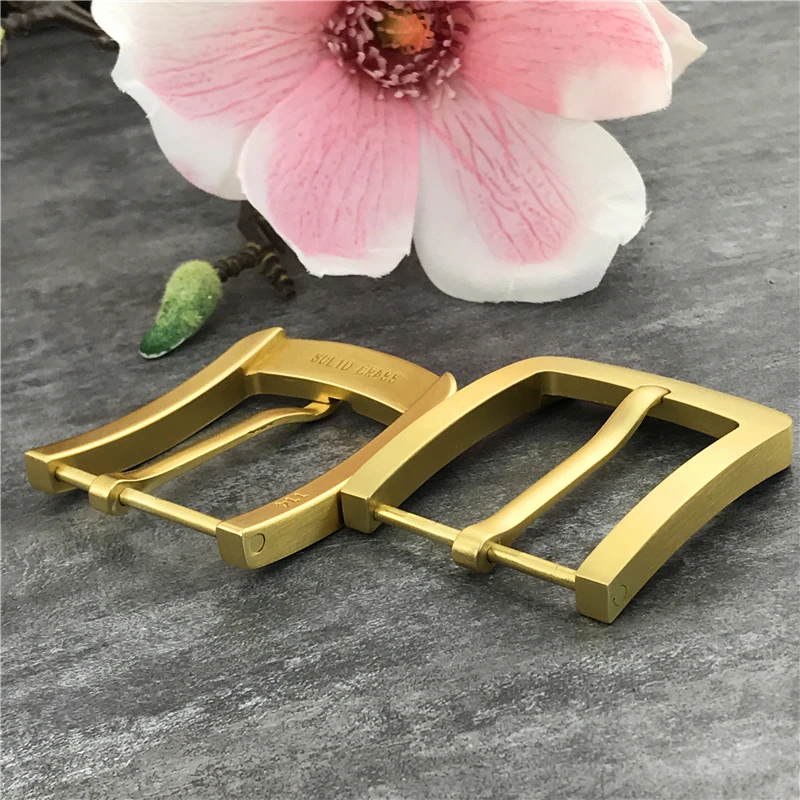 Simple Classic Brass Belt Buckles For Men Belt Men\'s Waist Buckle For Belt DIY  Accessories Leather Craft Men Buckle Belt BK0006