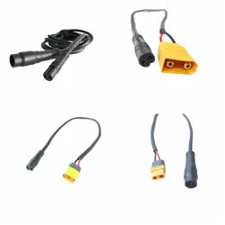 Z215A Battery Connector 2 pin Male&Female Extension Cable for Bafang motor BBS power port E-bike waterproof