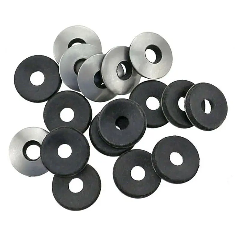 10/20/30/50pcs 304 Stainless Sealing Washers EPDM Rubber Waterproof Dustproof Compound Gaskets M4.2 M4.8 M5.5 M6.3