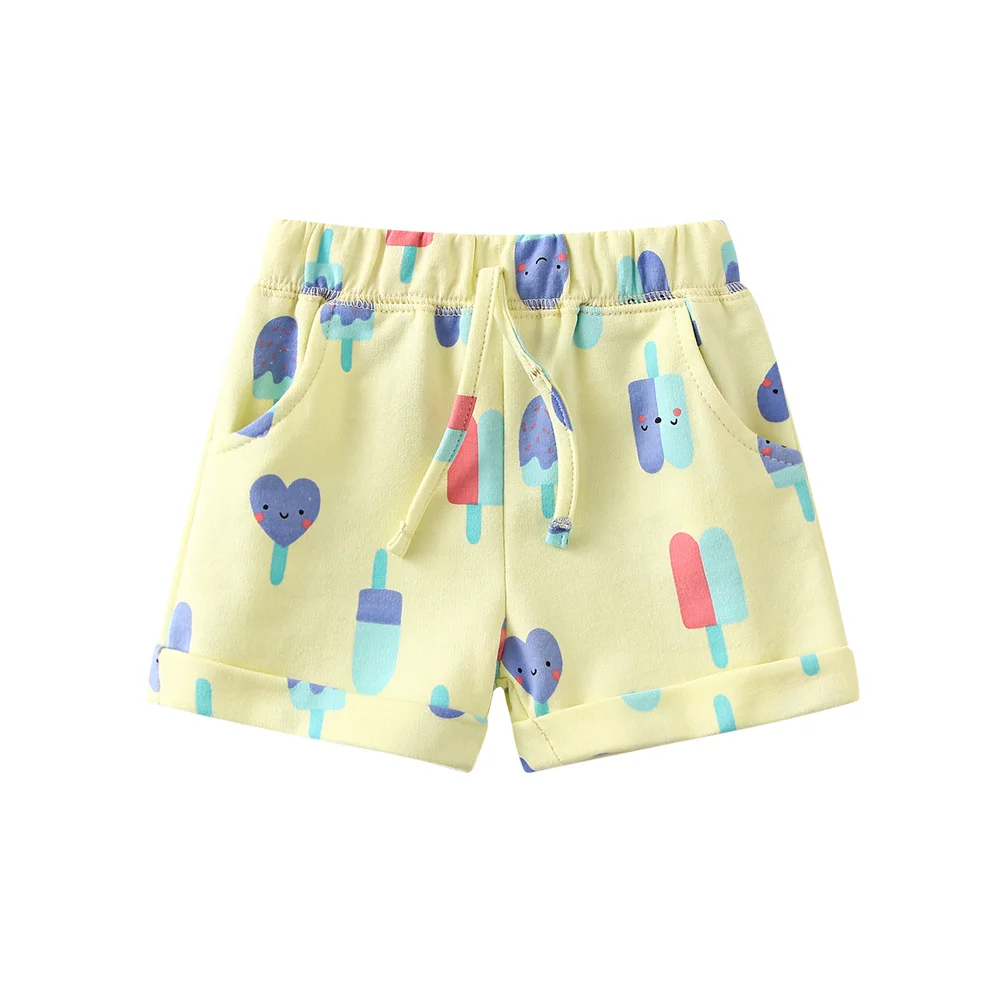 Summer Kids Boys Girls Casual Shorts High Quality Cotton Baby Beach Shorts Girl Bottoms for Summer