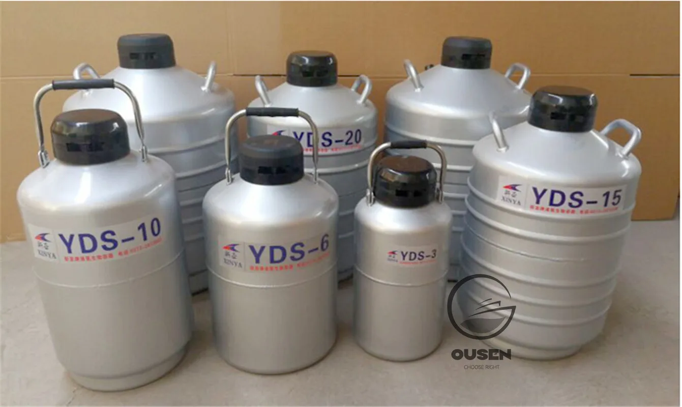 YDS-10/ 3/6/10/15/30L Liquid nitrogen container Cryogenic Tank dewar liquid nitrogen container with Liquid Nitrogen tank