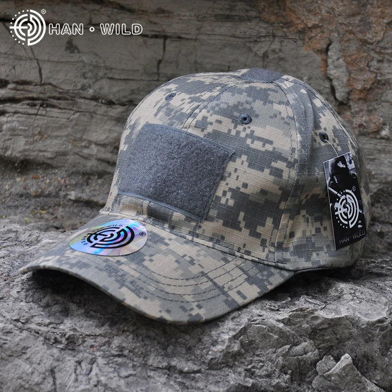 Hiking Caps Outdoor Hunting Cap Tactical Cap Adjustable Sport Snapback Stripe Caps Camouflage Hat Military Army Camo Hat Unisex